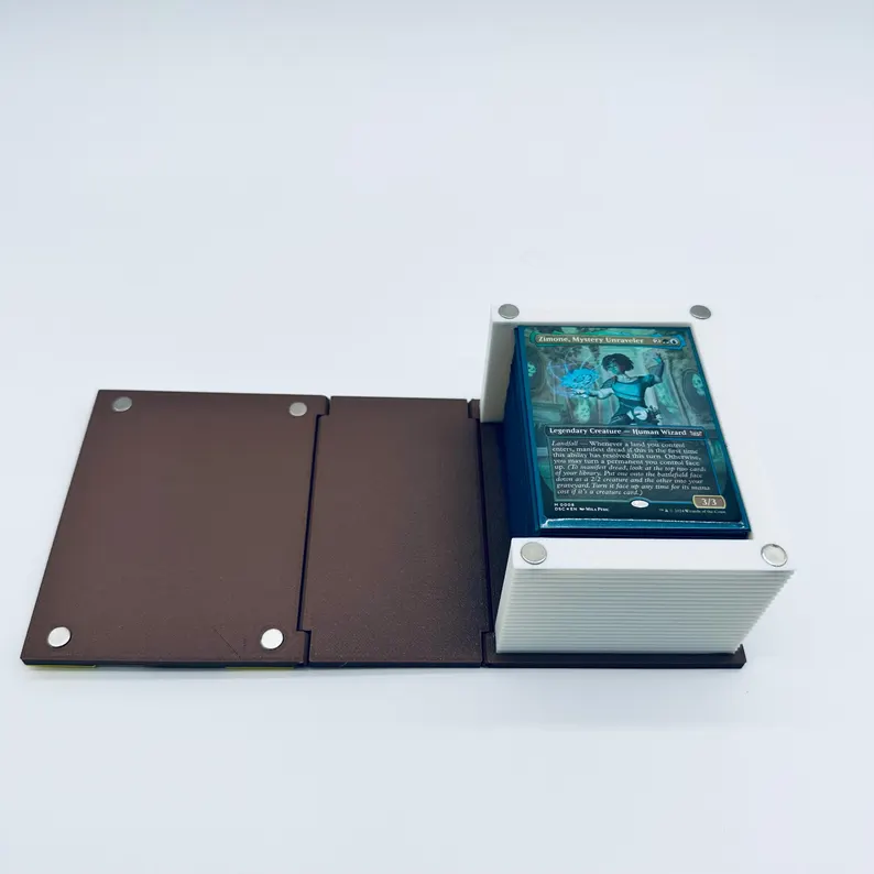 Gravity Falls Journal MTG Deck Box, Magic The Gathering Commander Case, Gift for MTG Players, EDH Storage Box
