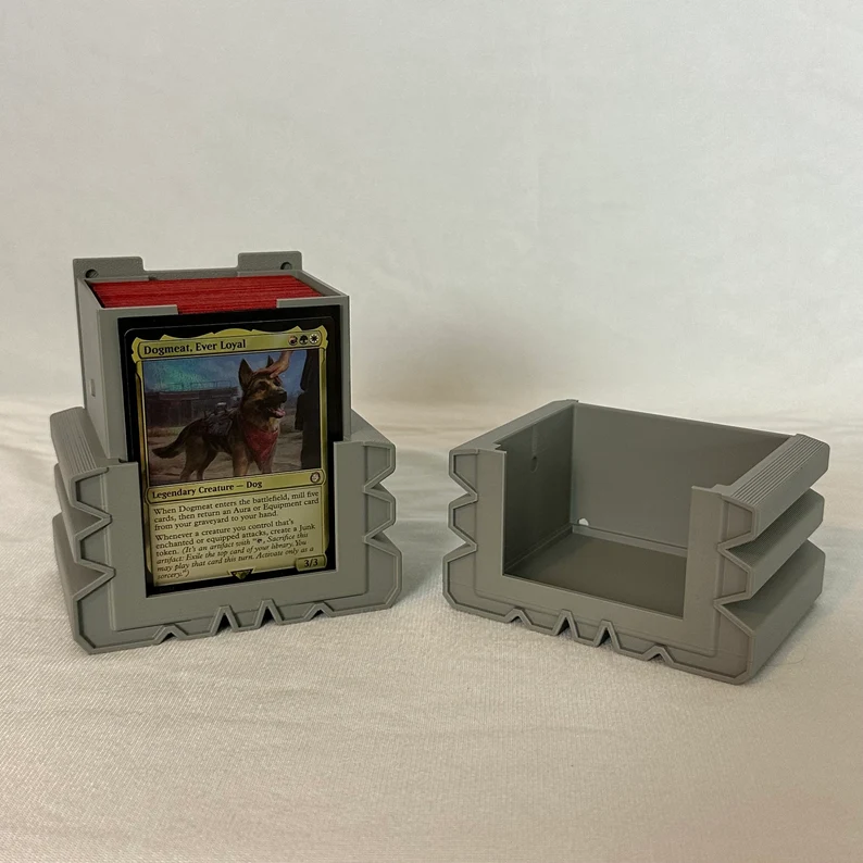 Twomp Deck Box for MTG Commander, Mario Inspired Storage Case, Magic the Gathering Deck Box, MTG Gift